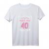 So Gut Kann Man Mit 40 Aussehen - Lustiges Vintage T-Shirt mit Herzmotiv zum HapDeer für Damen und Frauen