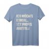 Ich Möchte Einmal Mit Profis Arbeiten T-Shirt – Lustiges Baustellen Motiv für Handwerker, Bauarbeiter & Meister als Geschenk