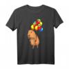 Capybara Wasserschwein T-Shirt mit Luftballons - Lustiges Tiermotiv für Tierliebhaber, Kinder & Erwachsene