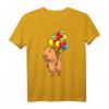 Capybara Wasserschwein T-Shirt mit Luftballons - Lustiges Tiermotiv für Tierliebhaber, Kinder & Erwachsene