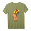 Capybara Wasserschwein T-Shirt mit Luftballons - Lustiges Tiermotiv für Tierliebhaber, Kinder & Erwachsene