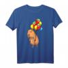 Capybara Wasserschwein T-Shirt mit Luftballons - Lustiges Tiermotiv für Tierliebhaber, Kinder & Erwachsene