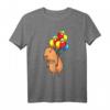 Capybara Wasserschwein T-Shirt mit Luftballons - Lustiges Tiermotiv für Tierliebhaber, Kinder & Erwachsene
