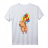 Capybara Wasserschwein T-Shirt mit Luftballons - Lustiges Tiermotiv für Tierliebhaber, Kinder & Erwachsene