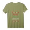 Damen Weihnachts T-Shirt Ho Hoit Die Goschn - Lustiges Ugly Christmas V-Ausschnitt Shirt für Weihnachtsmarkt und Festlichkeiten