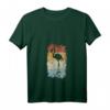 Damen Flamingo Retro T-Shirt mit V-Ausschnitt – Cooles Vintage Tier Motiv als Geschenkidee zum Geburtstag oder Weihnachten