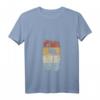 Damen Flamingo Retro T-Shirt mit V-Ausschnitt – Cooles Vintage Tier Motiv als Geschenkidee zum Geburtstag oder Weihnachten