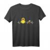 Ente Herzschlag mit Herzchen Duck Entchen T-Shirt – Perfektes Geburtstagsgeschenk zum 40. für Tier- und Entenliebhaber