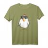Lustiges Huhn Mit Sonnenbrille T-Shirt – Witziges Tiermotiv für Kinder, Teenager, Damen & Herren, Perfekt als Geschenk zu Geburtstag & Weihnachten