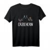 Pädagogin - Erzieherin mit Herz T-Shirt für Kindergärtnerinnen und Erzieherinnen in der Kinderbetreuung