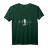 Damen Herzschlag SUP T-Shirt – Cooles Wasser-Design für Frauen und Mädchen, Perfekt für Stand Up Paddling, Sommer und Wasserliebhaberinnen