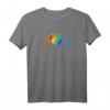 LGBTQ+ Pride Regenbogen Herzschlag T-Shirt für Schwule, Lesben, Transgender & Divers - Unterstützung & Gleichberechtigung feiern