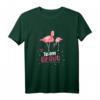 Team Braut JGA Junggesellenabschied Flamingo Hochzeits-T-Shirt – Lustiges Motiv für die perfekte Hochzeitsparty & Geschenkidee für die Braut und ihre Crew