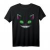 Lustiges Grinsekatze T-Shirt für Halloween und Geburtstage – Witziges Katzengesicht für Katzenliebhaber, Damen, Herren und Kinder