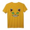 Lustiges Grinsekatze T-Shirt für Halloween und Geburtstage – Witziges Katzengesicht für Katzenliebhaber, Damen, Herren und Kinder