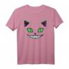 Lustiges Grinsekatze T-Shirt für Halloween und Geburtstage – Witziges Katzengesicht für Katzenliebhaber, Damen, Herren und Kinder