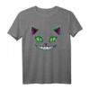 Lustiges Grinsekatze T-Shirt für Halloween und Geburtstage – Witziges Katzengesicht für Katzenliebhaber, Damen, Herren und Kinder