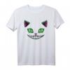 Lustiges Grinsekatze T-Shirt für Halloween und Geburtstage – Witziges Katzengesicht für Katzenliebhaber, Damen, Herren und Kinder