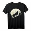 HapDeer T-Shirt mit Wolfmotiv – Klassisch geschnitten, perfekt für Natur- und Tierliebhaber