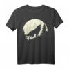 HapDeer T-Shirt mit Wolfmotiv – Klassisch geschnitten, perfekt für Natur- und Tierliebhaber