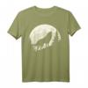 HapDeer T-Shirt mit Wolfmotiv – Klassisch geschnitten, perfekt für Natur- und Tierliebhaber