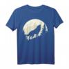 HapDeer T-Shirt mit Wolfmotiv – Klassisch geschnitten, perfekt für Natur- und Tierliebhaber