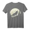 HapDeer T-Shirt mit Wolfmotiv – Klassisch geschnitten, perfekt für Natur- und Tierliebhaber