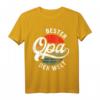 Bester Opa der Welt Retro Motiv T-Shirt – Perfektes Geschenk zum Vatertag, Geburtstag & für werdende Opas