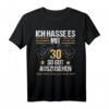 Lustiges 30. Geburtstag T-Shirt für Mann & Frau - Witziges Geschenk mit Spruch für Geburtstagsparty & Kostüm im Retro Look