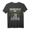 Lustiges 30. Geburtstag T-Shirt für Mann & Frau - Witziges Geschenk mit Spruch für Geburtstagsparty & Kostüm im Retro Look