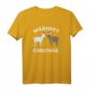 Lustiges Weihnachts-Ziegen Motiv Määhry Christmas T-Shirt – Humorvolles Design für Weihnachtsfeiern, Weihnachtsmarkt & Heiligen Abend