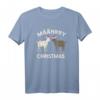 Lustiges Weihnachts-Ziegen Motiv Määhry Christmas T-Shirt – Humorvolles Design für Weihnachtsfeiern, Weihnachtsmarkt & Heiligen Abend