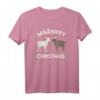 Lustiges Weihnachts-Ziegen Motiv Määhry Christmas T-Shirt – Humorvolles Design für Weihnachtsfeiern, Weihnachtsmarkt & Heiligen Abend
