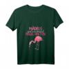 Damen Mädels Egal Was Passiert Pegel Halten - Flamingo JGA Frauen V-Ausschnitt Party T-Shirt für Mädelsabend & Junggesellinnenabschied