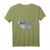 Seehund Robben Kinder Baby Motiv T-Shirt - Süßes Tiermotiv Geschenk für Kids, Zoo- und Meerestierliebhaber
