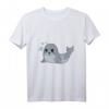Seehund Robben Kinder Baby Motiv T-Shirt - Süßes Tiermotiv Geschenk für Kids, Zoo- und Meerestierliebhaber