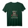 Damen Böse Alte Frau - Totenkopf Vintage Biker T-Shirt mit V-Ausschnitt für Motorradfahrerinnen & rebellische Frauen