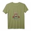 Damen Böse Alte Frau - Totenkopf Vintage Biker T-Shirt mit V-Ausschnitt für Motorradfahrerinnen & rebellische Frauen
