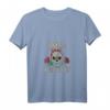Damen Böse Alte Frau - Totenkopf Vintage Biker T-Shirt mit V-Ausschnitt für Motorradfahrerinnen & rebellische Frauen