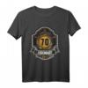 70. Geburtstag Whisky T-Shirt - Vintage Look mit 'Aged 70 Years. Legendary.' für Whisky-Liebhaber & Geburtstagsfeier