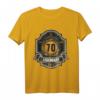 70. Geburtstag Whisky T-Shirt - Vintage Look mit 'Aged 70 Years. Legendary.' für Whisky-Liebhaber & Geburtstagsfeier