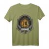 70. Geburtstag Whisky T-Shirt - Vintage Look mit 'Aged 70 Years. Legendary.' für Whisky-Liebhaber & Geburtstagsfeier