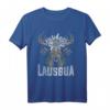 Trachten Ersatz Lausbua Hirschkopf mit Edelweiß T-Shirt – Lustiges Oktoberfest Outfit & Geschenkidee für Trachtenfans