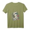 Damen Rockabilly Girl Vintage Retro Rock n Roll Tattoo Pin Up T-Shirt mit V-Ausschnitt – Perfekt für Rock 'n' Roll Fans & Vintage Mode Liebhaberinnen