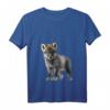 Flauschig weiches Kuschel-T-Shirt mit Wolf-Motiv – Perfektes Geburtstagsgeschenk zum HapDeer für Sie und Ihn