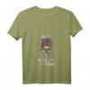 Damen Biker T-Shirt mit Totenkopf und V-Ausschnitt – Böse Alte Frau, Vintage Motorrad Mode & Geschenkidee für Rebellinnen