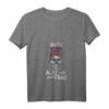 Damen Biker T-Shirt mit Totenkopf und V-Ausschnitt – Böse Alte Frau, Vintage Motorrad Mode & Geschenkidee für Rebellinnen