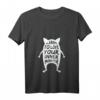 Damen Learn to Love Your Inner Monster T-Shirt mit V-Ausschnitt – Motivationsshirt für psychische Gesundheit & Selbstliebe