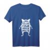 Damen Learn to Love Your Inner Monster T-Shirt mit V-Ausschnitt – Motivationsshirt für psychische Gesundheit & Selbstliebe