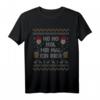 Ugly Christmas Sweater T-Shirt mit Biermotiv - Lustiges Weihnachtsoutfit für Weihnachtsmarkt, Firmenfeier und Männerabend
